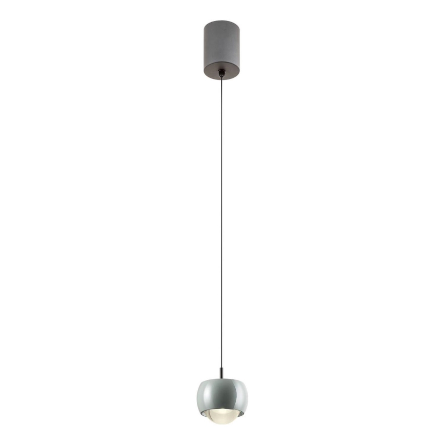 Redo 01-3549 - LED Hanglamp aan een koord AVES LED/12W/230V diameter 9,6 cm CRI 90 grijs