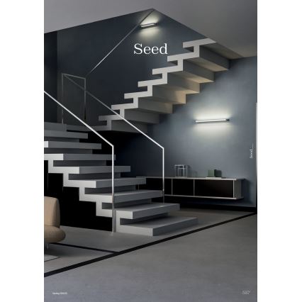 Redo 01-3552 - LED wand verlichting SEED LED/15W/230V wit