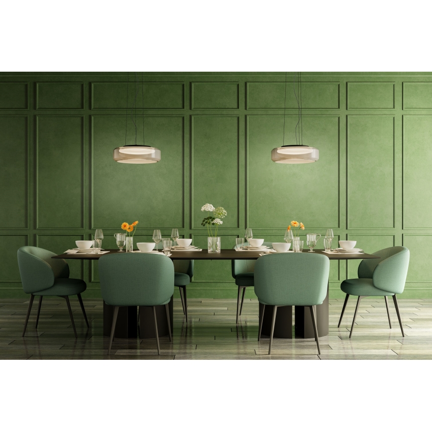 Redo 01-3592 - LED Hanglamp aan een koord SOLERA LED/36W/230V diameter 45 cm CRI 93 3000/4000K grijs