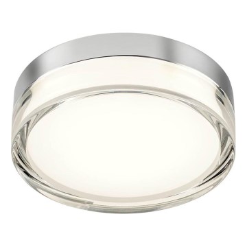Redo 01-3725 - LED Badkamer plafondlamp FRISBI LED/8W/230V Ø 15 cm CRI 90 IP44 glanzend chroom