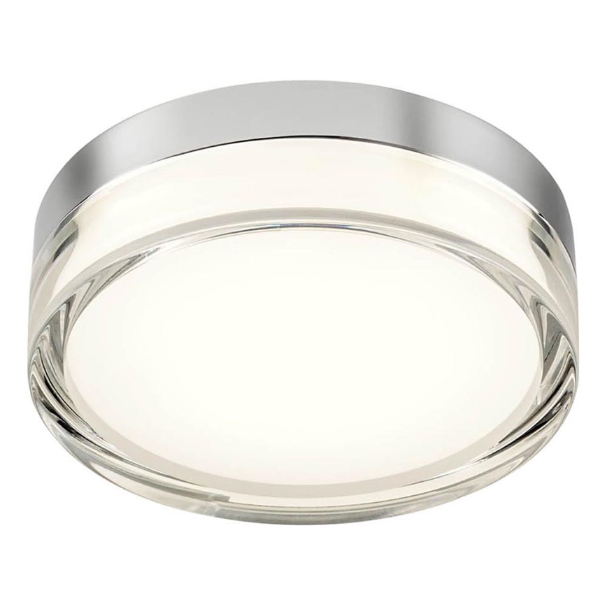 Redo 01-3725 - LED Badkamer plafondlamp FRISBI LED/8W/230V Ø 15 cm CRI 90 IP44 glanzend chroom