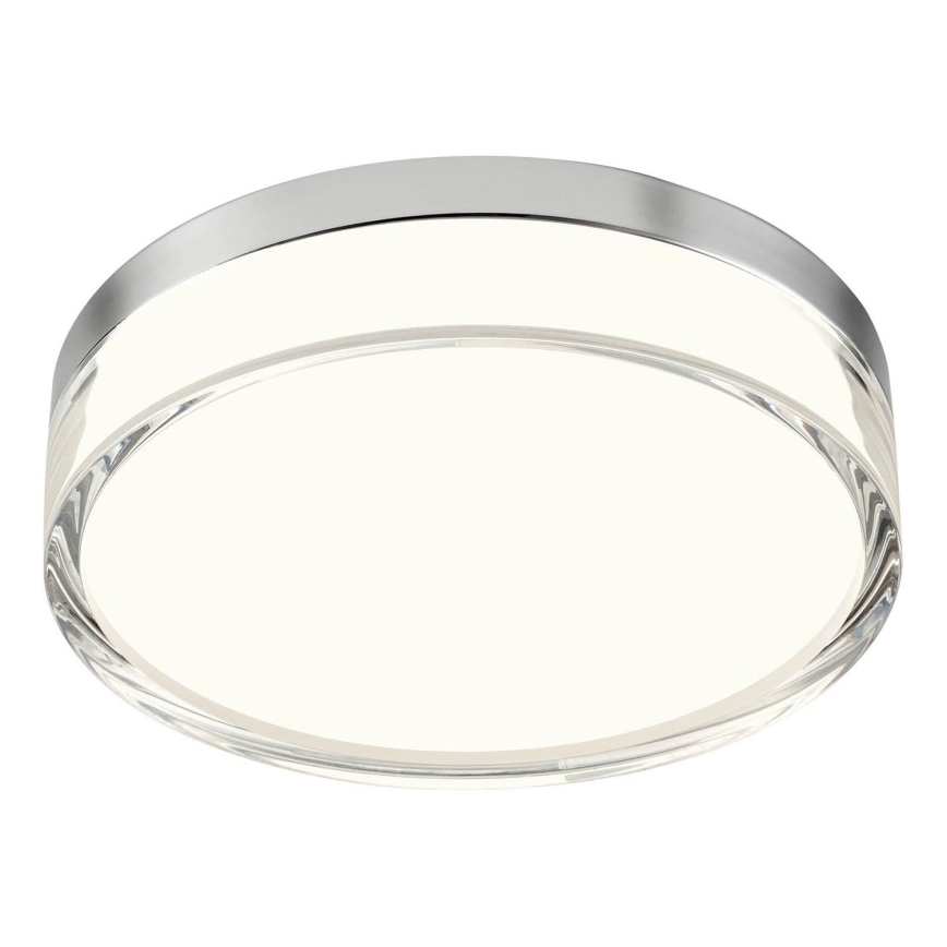 Redo 01-3727 - LED Badkamer plafondlamp FRISBI LED/12W/230V diameter 23 cm CRI 90 3000/4000K IP44 glanzend chroom