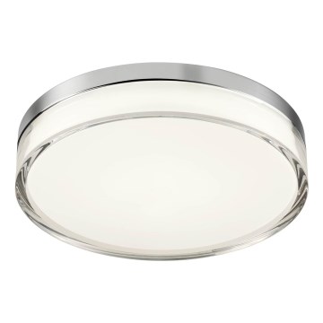 Redo 01-3728 - LED Badkamer plafondlamp FRISBI LED/18W/230V Ø 28 cm CRI 90 3000/4000K IP44 glanzend chroom