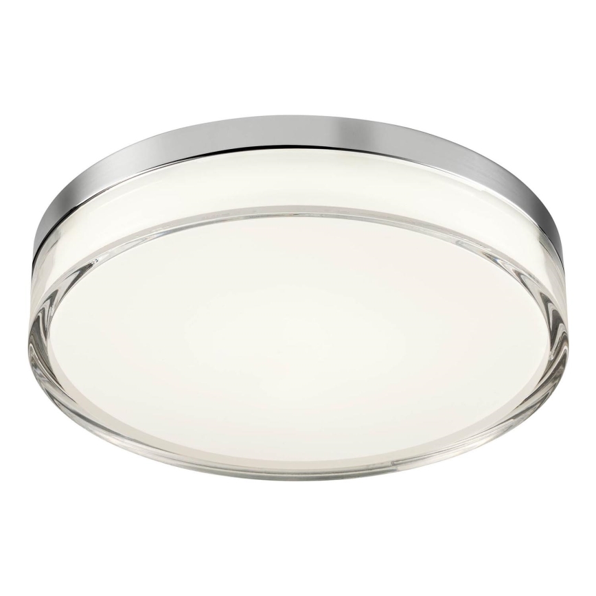 Redo 01-3728 - LED Badkamer plafondlamp FRISBI LED/18W/230V Ø 28 cm CRI 90 3000/4000K IP44 glanzend chroom