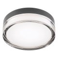 Redo 01-3733 - LED Badkamer plafondlamp FRISBI LED/8W/230V Ø 15 cm CRI 90 IP44 zwart