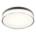 Redo 01-3736 - LED Badkamer plafondlamp FRISBI LED/18W/230V Ø 28 cm CRI 90 3000/4000K IP44 zwart
