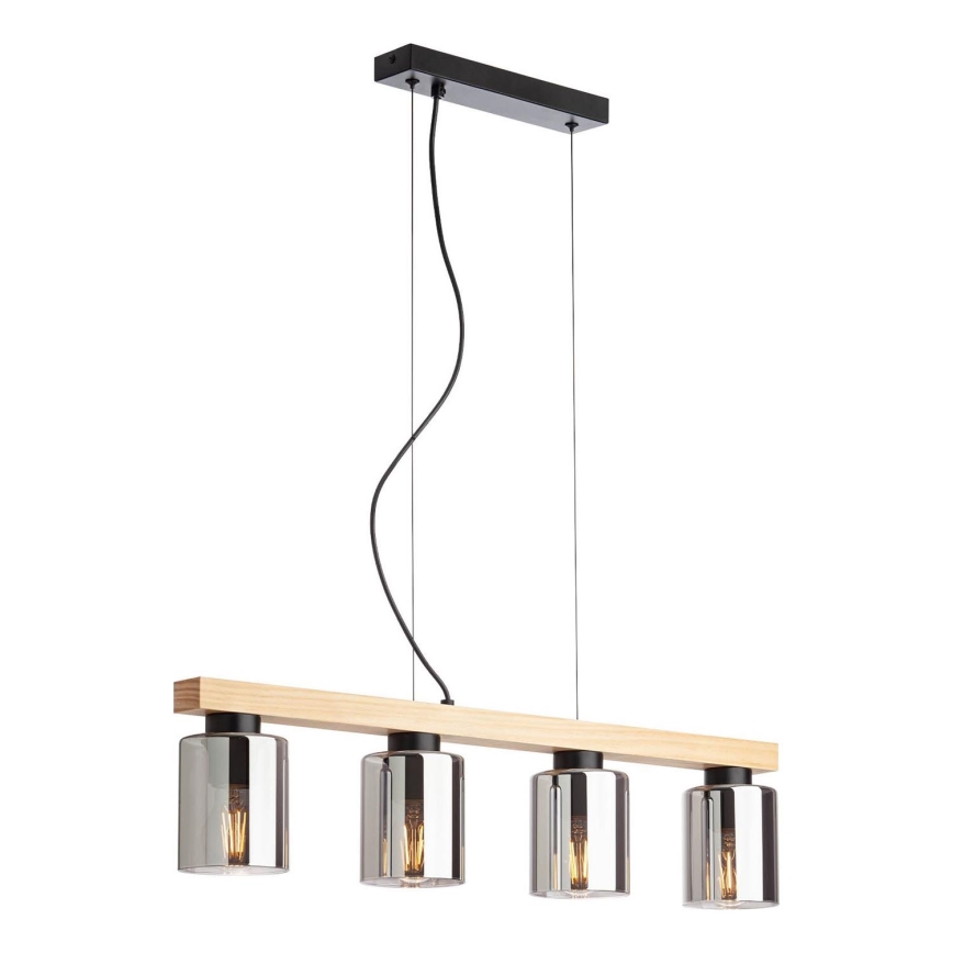 Redo 01-3986 - Hanglamp aan een koord ROTIS 4xE27/15W/230V