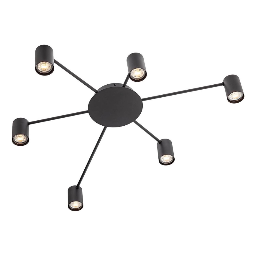 Redo 01-4052 - Spot NOA 6xGU10/10W/230V zwart
