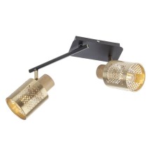 Redo 04-520 - Plafondlamp BASKET 2xE27/42W/230V brons