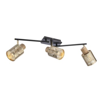 Redo 04-521 - Opbouwlamp BASKET 3xE27/42W/230V brons