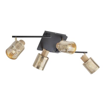 Redo 04-522 - Opbouwlamp BASKET 4xE27/42W/230V brons