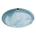 Redo 05-390 - Plafondlamp VIRGINIA 1xE27/42W/230V diameter 30 cm blauw