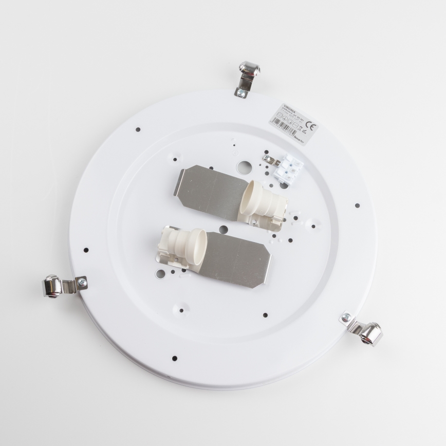 Redo 05-391 - Plafondlamp VIRGINIA 2xE27/42W/230V Ø 40 cm crèmekleurig