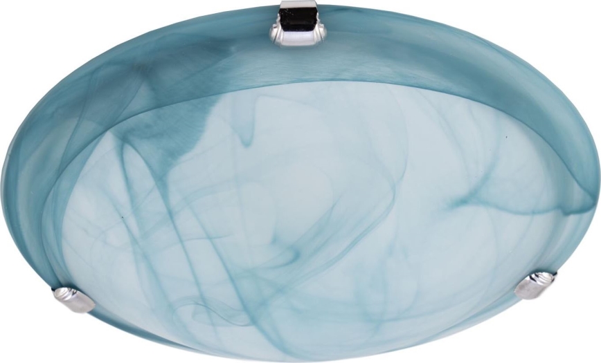 Redo 05-682 - Plafondlamp VIRGINIA 1xE27/42W/230V diameter 25 cm blauw