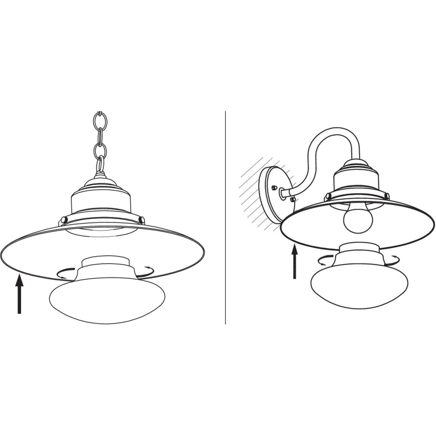 Redo 90094 - Vervangende lampenkap voor kroonluchter en ELIO-lamp, wit
