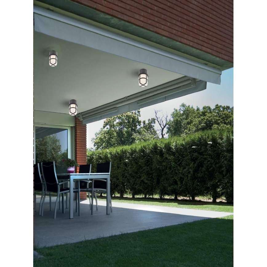 Redo 90195 - Buitenspot TRITON 1xE27/28W/230V IP54 zwart