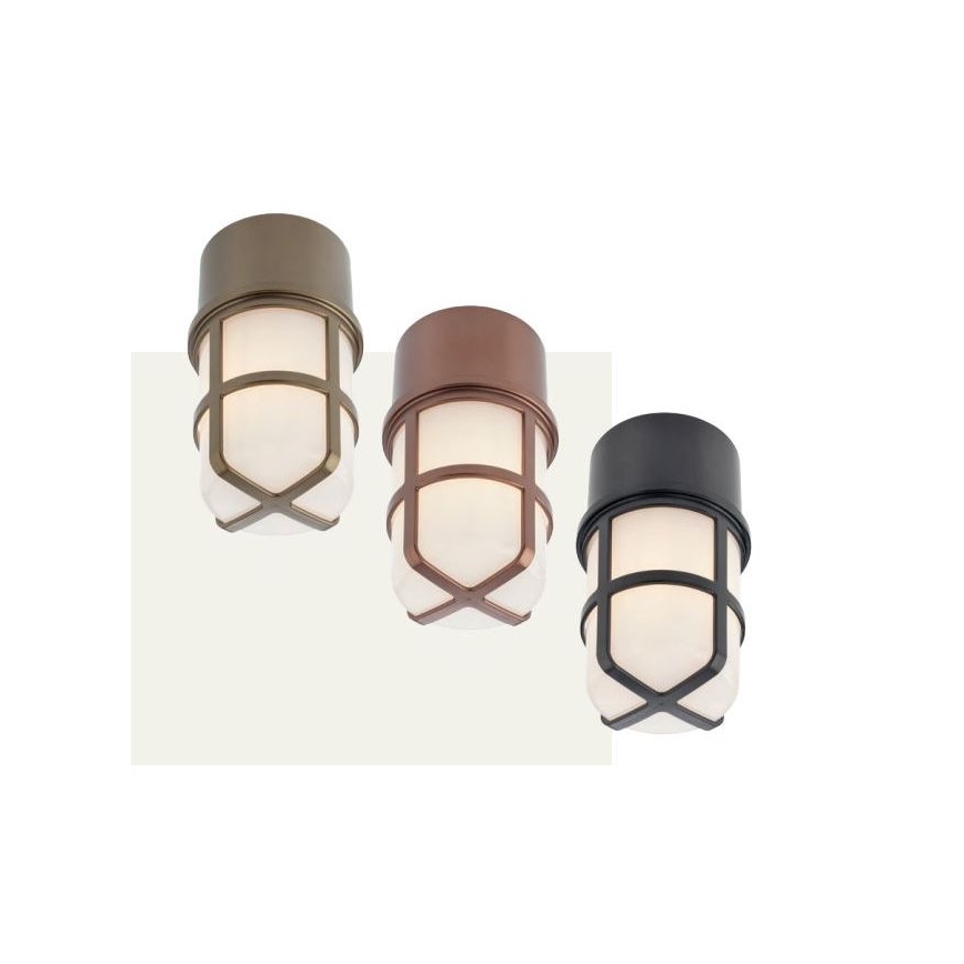 Redo 90195 - Buitenwandlamp TRITON 1xE27/28W/230V IP54 zwart