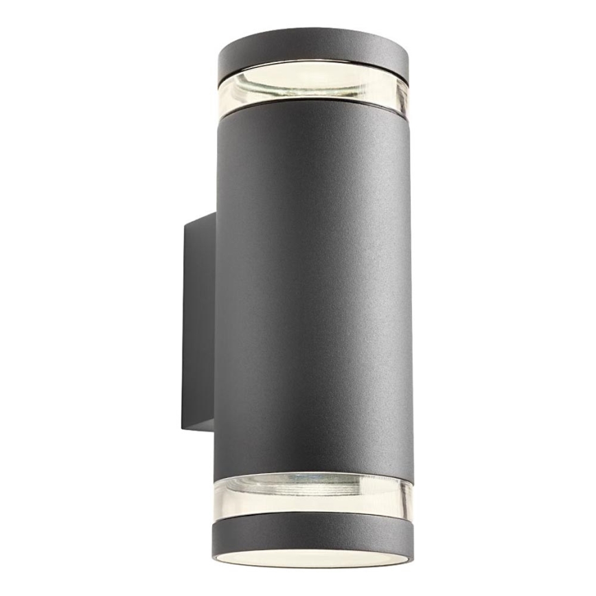 Redo 90518 - Wandlamp voor buiten CARGO 2xGU10/28W/230V IP54 antraciet