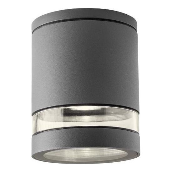 Redo 90519 - Plafondlamp voor buiten CARGO 1xGU10/28W/230V IP54 antraciet