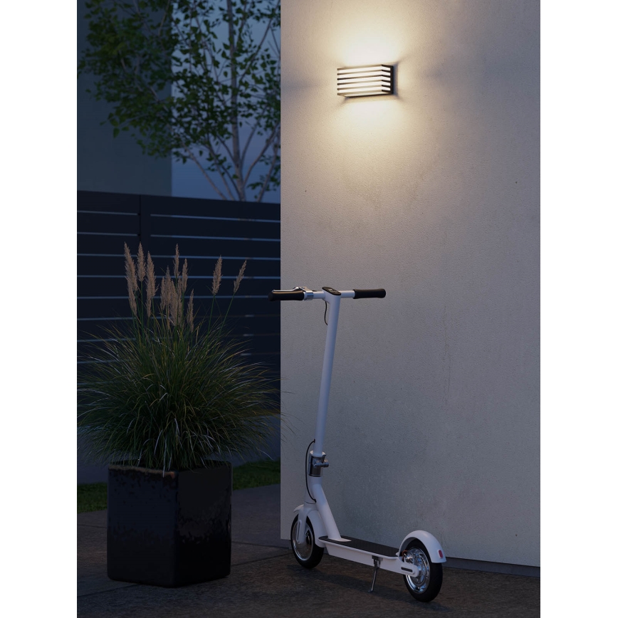 Redo 90639 - LED Wandlamp voor buiten BLAZE LED/12W/230V 3000K IP54 antraciet