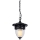 Redo 9399 - Hanglamp aan een ketting voor buiten BASEL 1xE27/42W/230V IP44 zwart