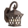 Redo 9951 - Buiten wandlamp BREMEN 1xE27/42W/230V IP23 goud/patina