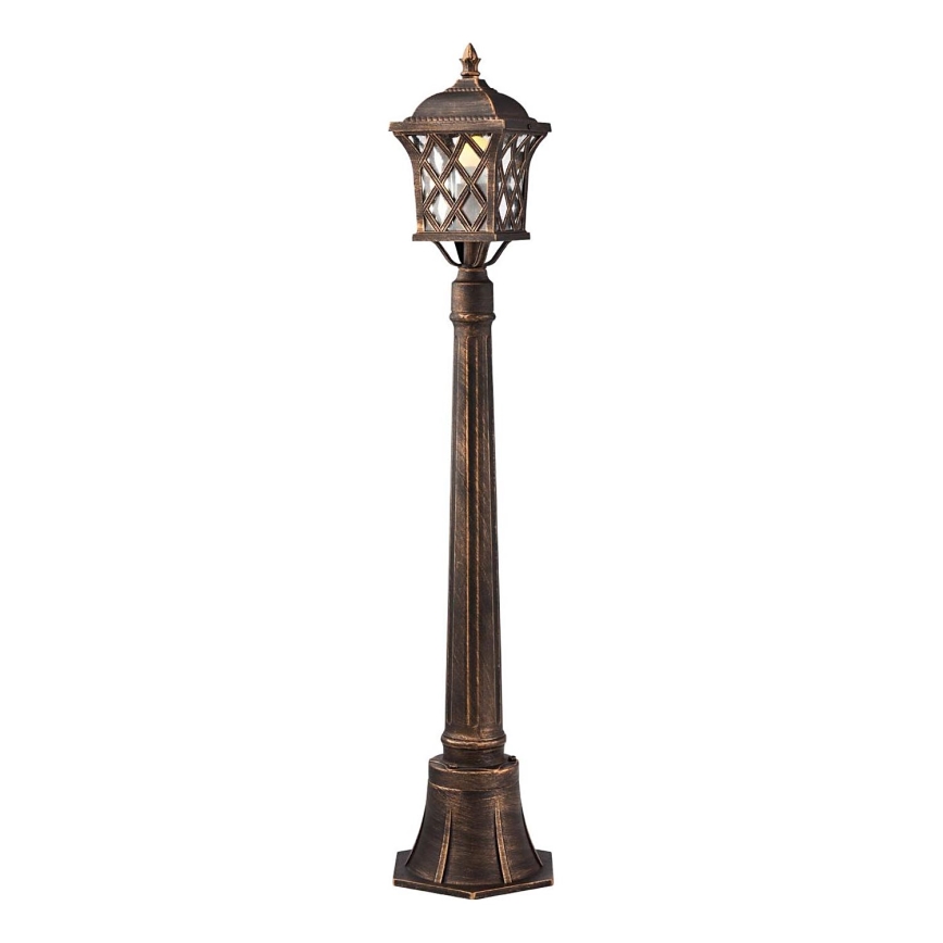Redo 9961 - Buitenlamp BREMEN 1xE27/42W/230V IP23 goud/patina