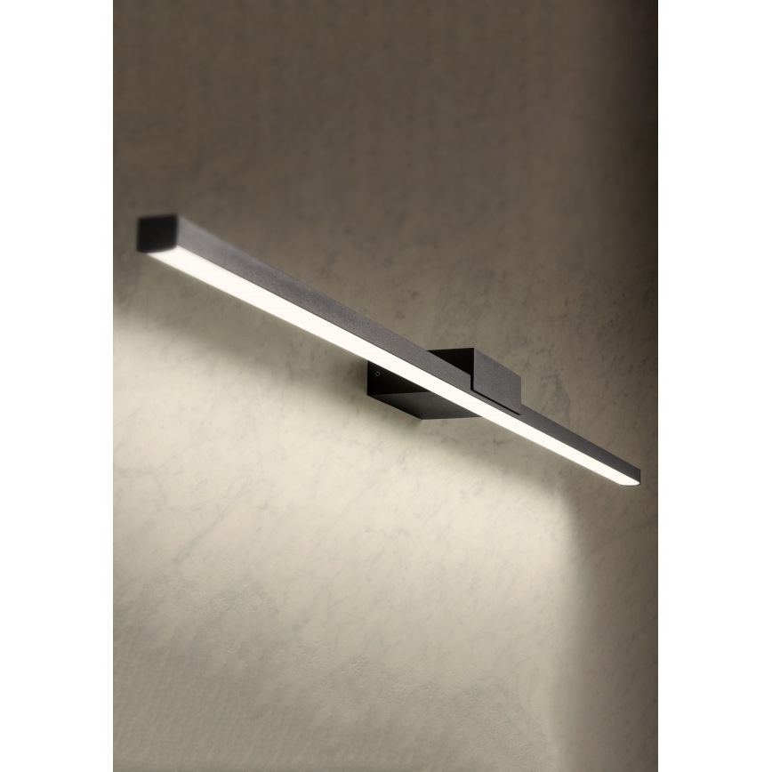 Redo01-3270 - LED Badkamer spiegelverlichting ASTON LED/12W/230V 60 cm CRI 90 IP44 zwart