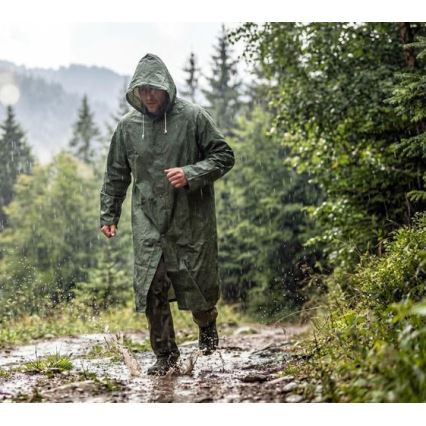 Regenponcho 120 cm, groen