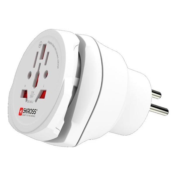 Reisadapter voor Israël, type H