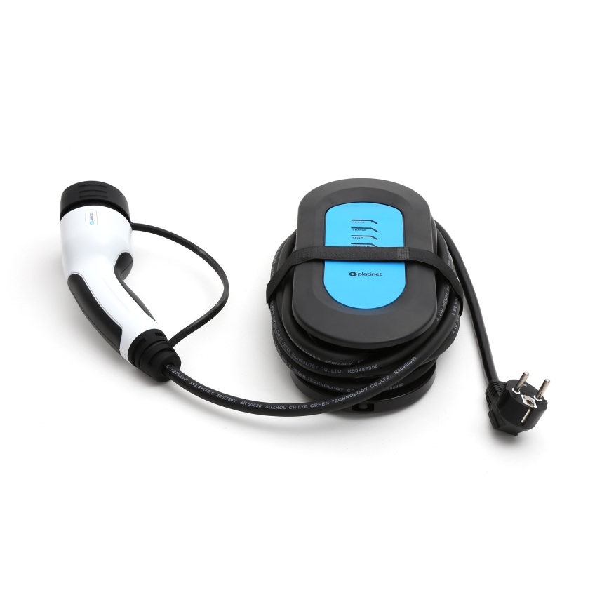 Reislaadstation voor elektrische auto's van het type 2 EV/PHEV SCHUKO 16A 3,7kW 5m