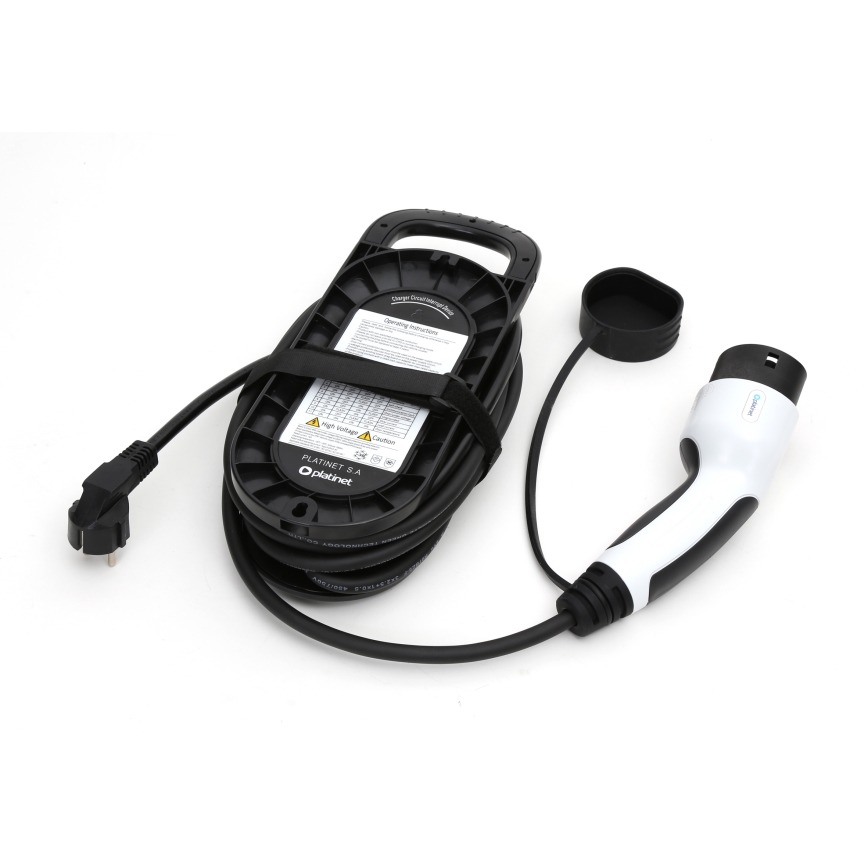 Reislaadstation voor elektrische auto's van het type 2 EV/PHEV SCHUKO 16A 3,7kW 5m