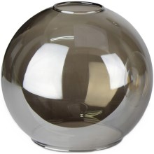 Reserve glas SMOKY E27 diameter 15 cm zwart