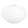 Reserve glas voor kroonluchter E14 diameter 13,5 cm wit