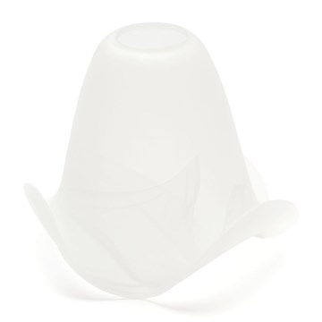 Reserve glas voor kroonluchter en lampen SISI E14 diameter 13 cm wit