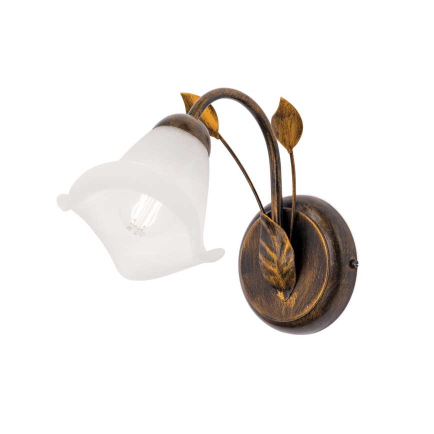 Reserve glas voor kroonluchter en lampen SISI E14 diameter 13 cm wit