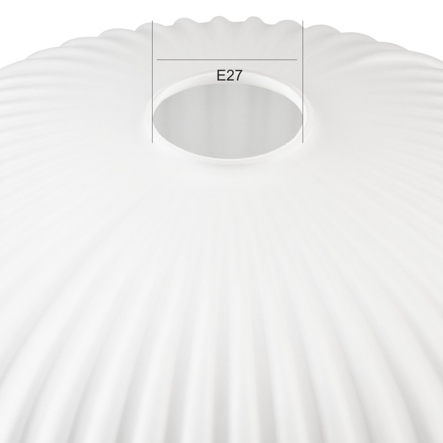 Reserve glas voor kroonluchter HARMA E27 17x30 cm wit