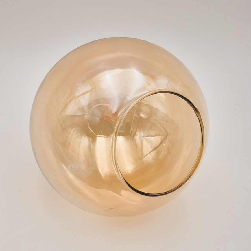 Reserve glas voor kroonluchter MALENA E14 gerookt beige