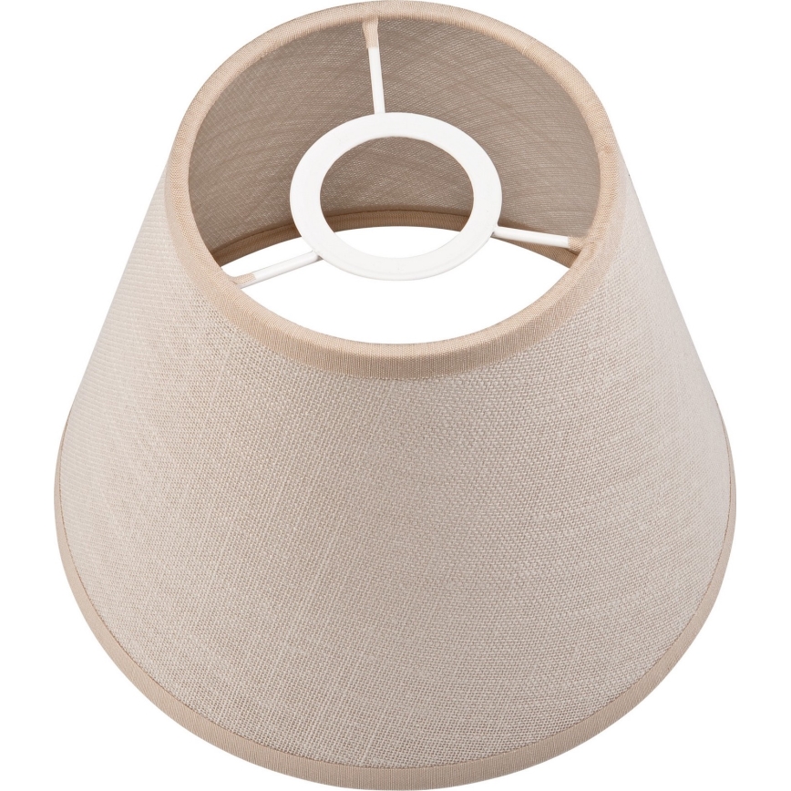 Vervangende lampenkap voor kroonluchter en wandlamp ANTONIO E14 120x150 mm beige