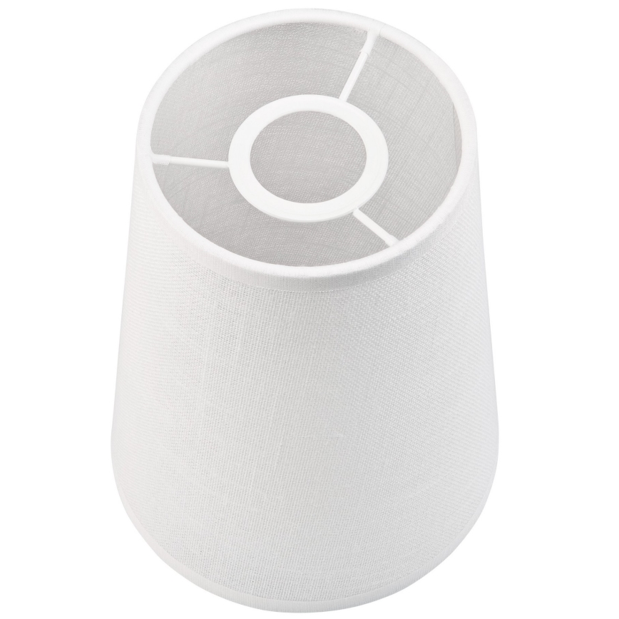 Vervangende lampenkap voor kroonluchter en wandlamp ANTONIO E14 150x120 mm wit