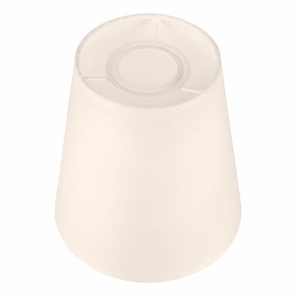 Vervangende lampenkap voor kroonluchter en wandlamp ELLIE E27 diameter 15 cm crème