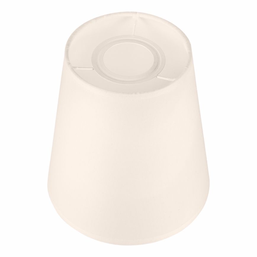 Vervangende lampenkap voor kroonluchter en wandlamp ELLIE E27 diameter 15 cm crème