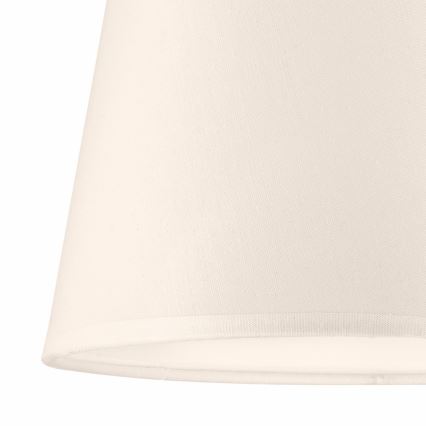Vervangende lampenkap voor kroonluchter en wandlamp ELLIE E27 diameter 15 cm crème