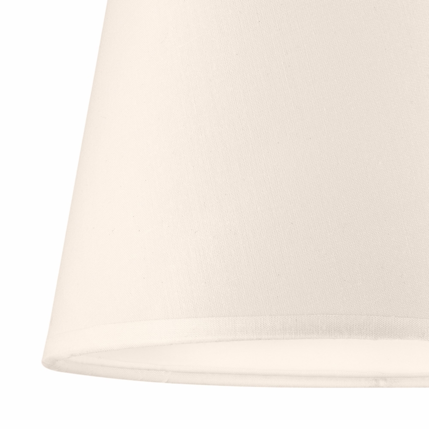Vervangende lampenkap voor kroonluchter en wandlamp ELLIE E27 diameter 15 cm crème