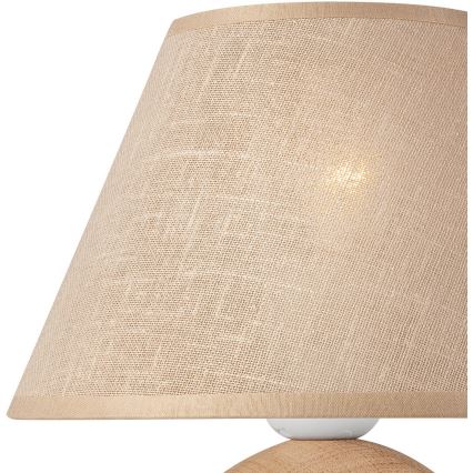 Vervangingsglas voor tafellamp JUTA E27 diameter 19 cm beige