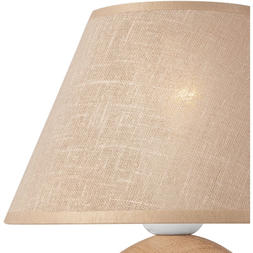 Vervangingsglas voor tafellamp JUTA E27 diameter 19 cm beige
