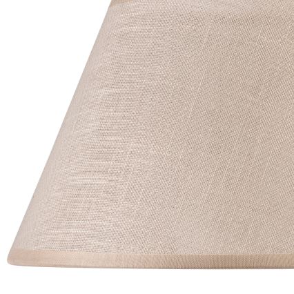 Vervangingslampenkap voor bureaulamp JUTA E27, diameter 19 cm, beige