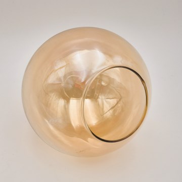 Reserveglas voor de MALENA E14 kroonluchter, rookbeige