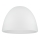 Reserveglas voor kroonluchter E27 pr. 18 cm wit