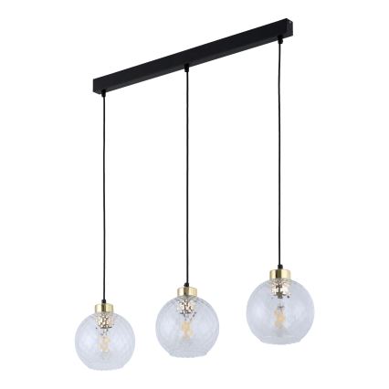 Reserveglas voor wandlamp en kroonluchter DEVON, diameter 18 cm, helder